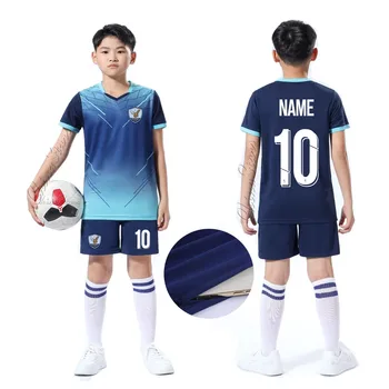 Băieții de Fotbal, Tricouri, pantaloni Scurți Cu Buzunare pentru Copii Fotbal Haine Camisetas De Futbol Maillot de fotbal Copii Instruire Kituri