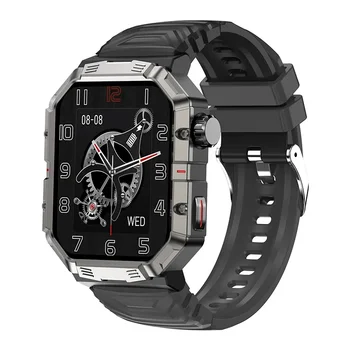 Bărbați Sport Ceas Inteligent GW55 2.02 Inch Ecran Mare, Busola de apelare Bluetooth Muzica de Monitorizare a Sănătății AI Voce Smartwatch