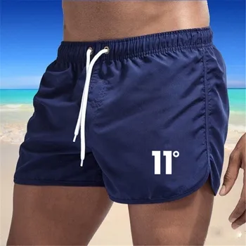 Bărbați Vară pe Plajă, Înot Sportiv Ultra-Scurte, pantaloni Scurți de Moda Casual Uscare Rapidă Sudoare de absorbție Hip Hop de Îmbrăcăminte de Brand