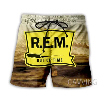CAVVING 3D Imprimate R. E. M. Trupa de Vară pantaloni Scurți de Plajă Streetwear iute Uscat pantaloni Scurți Casual Sudoare pantaloni Scurți pentru Femei/bărbați