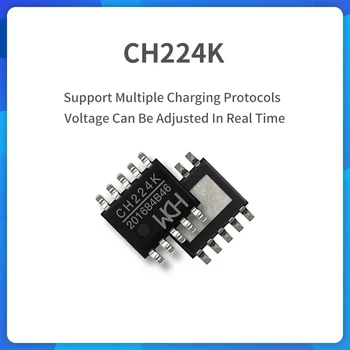 CH224 USB PD Chiuveta Suport 4V~22V OVULE OTA susține E-Mark simulare maximă suportată de putere este de 100W,CH224K 10buc/lot