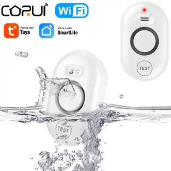 CORUI Tuya WiFi Smart Senzor de Apa din Inundații Detector de Scurgeri de Alarma rezistent la apa Smart Home Securitate Smart Life APP de la Distanță Monitorin