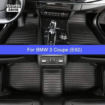 CUWEUSANG Personalizate Auto Covorase Pentru BMW 3 Coupe E92 Lux Accesorii Auto Piciorul Covor