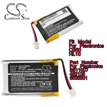 Cameron Sino Baterie pentru Plantronics CS60 HL10 Parte Numărul B511007 452128 6535801