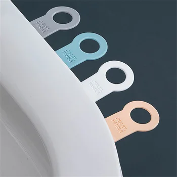 Capac de toaletă Mâner Cutie ventuza Puternica Repetate de Curățare Moale Și Durabil Preferat Material Facilități de Baie de Ridicare 24g