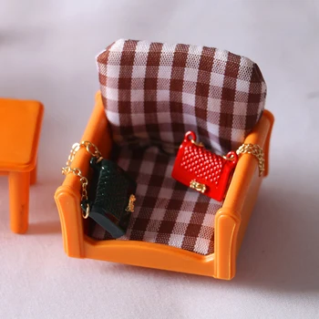Casa Papusa Mini-Metal, Sac De Accesorii De Moda Decorare Model În Miniatură