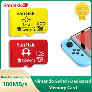 Cele mai noi SanDisk 256G Card de Memorie pentru Nintendo Comutator microSDXC Card U3 4K Ultra HD 128G Mare Viteza de 100MB/s Trans Flash Card