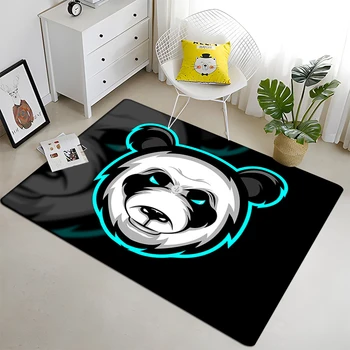 Chineză Panda model personalizat non alunecare covor covor camera de zi yoga mat decor acasă camping mat kawaii covor zonă de Picnic/yoga mat
