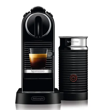 Citi & Lapte Mașină de Espresso de către De ' longhi, Negru,Automat si programabil cafea volum,Ușor introducerea de capsule