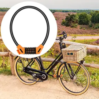 Combinație Lacăt, Pliere Biciclete 40cm, 60cm U-Lock, Combinație de Blocare Anti-furt Pentru Biciclete, Scutere Aliaj de Zinc de Blocare de Sârmă