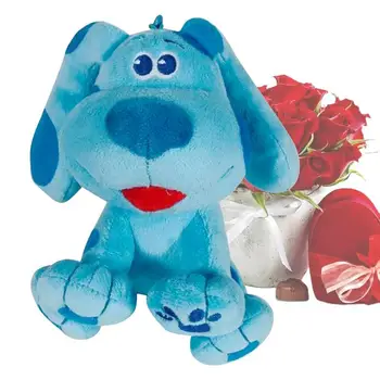Copii Albastru Câine Jucărie De Pluș Animale Păpușă Jucărie Moale Perna Moale Confortabil, Drăguț Și Distractiv Papusa Cadou Perfect Pentru Craciun