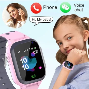 Copii nou Ceas Inteligent SOS de Telefon Ceas Smartwatch Pentru Copii Cu Cartela Sim Foto rezistent la apa IP67 Copii Cadouri Pentru IOS Android