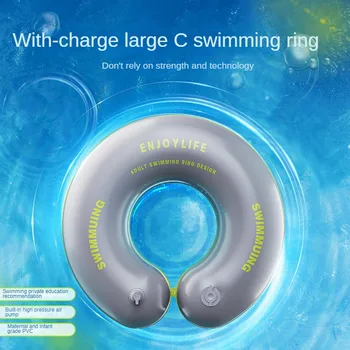 Copii îngroșat inel de înot de presă de tip gonflabile înot provizii de protecție a mediului piscină pentru adulți cerc
