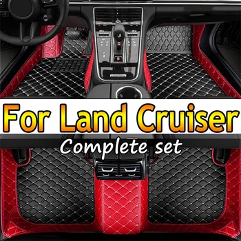 Covoare Pentru Toyota Land Cruiser 2020 2019 2018 2017 Auto Covorase De Styling Personalizat, Accesorii De Interior Din Piele Rezistent La Apa Covoare