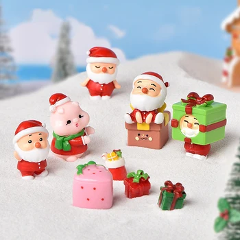 Creative Drăguț de Craciun in Miniatura Bătrân Porc Ornamente DIY Gradina de Bonsai Decor Copil Jucărie Oameni Statuie Meserii