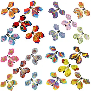 Culoare Aleatorii Diy Mic Fluture care Zboară Glumă Jucării Fluture 10x12cm Culoare Marcaj Dans Recuzită Abs Interesant