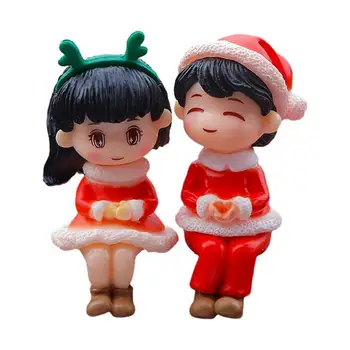 Cuplu Drăguț Decorare Auto De Desene Animate Câteva Figurine De Bord Ornament Cuplu Papusa Decor De Design Consumabile Pentru Case Dormitoare