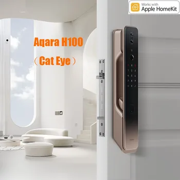 DHL Aqara Inteligent de Blocare a Ușii H100 Automată Ochi de Pisica Zigbee Corpului de Lumina Senzor NFC Bluetooth Amprente Deblocare Pentru Homekit Aqara App