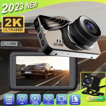 Dash Cam pentru Masini 2K Auto DVR Video Recorder Camera retrovizoare pentru Vehicule Cutie Neagră Viziune de Noapte parcat Masina Accsesories
