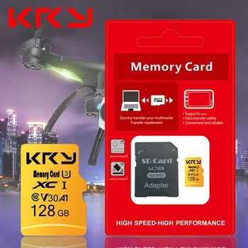 De Memorie Micro SD TF Card U3 128GB 64GB 32GB SD Card SD/TF Card Flash de 64GB, 128GB U3 Clasa 10 32GB Card de Memorie