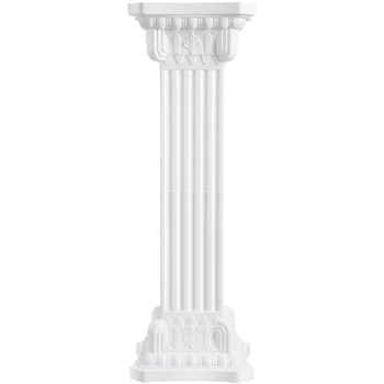 Decorative În Aer Liber Coloană Romană Pilon Ornament Stalpi Decoratiuni Grec Din Plastic Alb Standuri