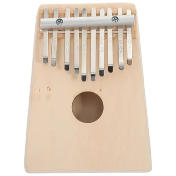 Degetul Instrument de Pian din Lemn, Mbira Kalimba DIY Accesoriu Jucarie Degetul mare De 10 Chei Portabil Copil Copii de la Tastatură