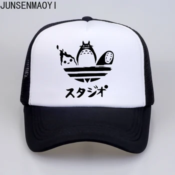 Desene animate Totoro Spirited Away Sepci de Baseball Nici un Chip fără Chip de Om snapback pălării Femei Anime plasă de camionagiu capac Părinte-copil Pălărie de Soare