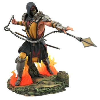 Diamant Selecta Jucării Originale DST Mortal Kombat 11 Scorpion Deluxe Edition de Colectare Statuie Din
