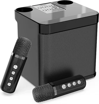 Difuzor Bluetooth Wireless Difuzor Tv Pentru Acasă Karaoke cu 2 Variabile de Sunet Microfoane de Comutare Efect de Sunet Aux Port Usb Tf