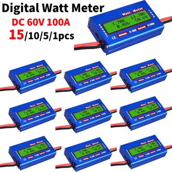 Digital Watt Metru 60V DC 100A Echilibru Tensiune Baterie Analizor Wattmeter Iluminare din spate Ecran LCD Charger RC Instrumente