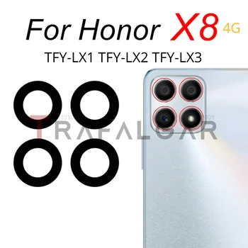 Din Spate aparat de Fotografiat Lentilă de Sticlă de Înlocuire Pentru Huawei Honor X8 4G TFY-LX1 TFY-LX2 TFY-LX3 Cu Adeziv Autocolant
