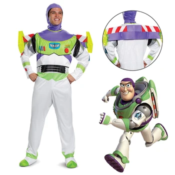 Disney Anime Toy Story Buzz Lightyear Cosplay Costum Body Wing Costum Halloween Costume Petrecere, Costume pentru Barbati Femei