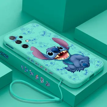 Disney Stitch Caz de Telefon Pentru Samsung A53 A50 A12 A22S A52 A52S A51 A72 A71 A22 A32 A20 A30 A21S A02S A11 4G 5G cu Curea de Mână