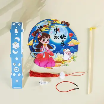 Diy Felinar Kit Manual Fermecător Iepure Mooncake Felinare pentru Mid-toamnă Festivalul Stil Chinezesc Hârtie Decoratiuni de Vacanță