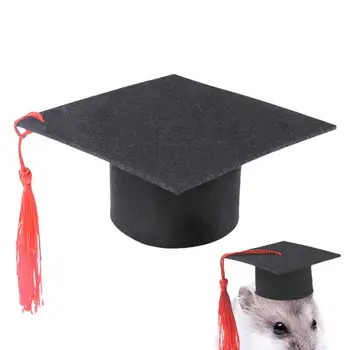 Doctor Pentru Animale De Companie Pălărie De Câini Și Pisici De Licență Capace Pălărie Costum Câine De Absolvire Palarie Cu Ciucure Roșu Hamster Absolvire Pălărie Costum Pentru