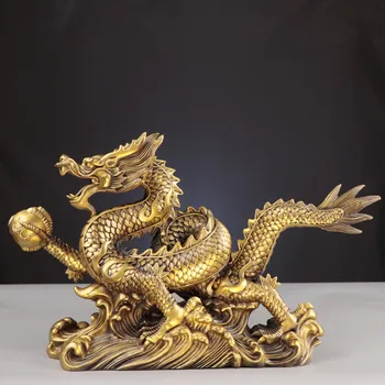 Dragon Teng Decor De Uz Casnic Birou Originalitate Patru Mări De Bun Augur Dragon Prezintă Rui Cupru Pur Dragon Decor Ambarcațiuni