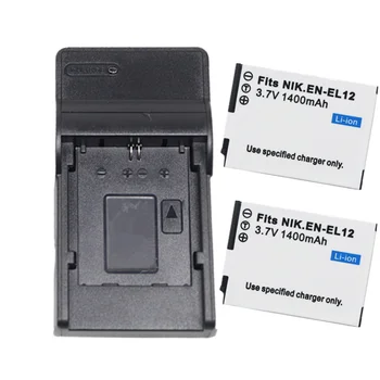 EN-EL12 aparat de Fotografiat Baterie Cu Incarcator USB Pentru Nikon Coolpix S9500 S9600 S9700 S9700s S9900 S9900s KeyMission 170 KeyMission 360