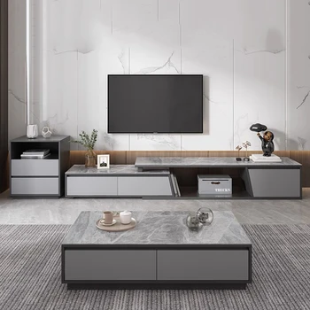 Etaj Dormitor Cafea, Tv Cabinet De Masă Centru De Depozitare Moderne Ieftine Stand Tv Casă În Stil Acasă Bas Meubles Mobilier Camera De Zi
