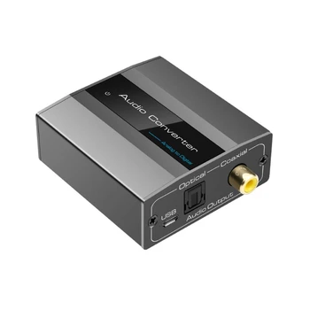 F19C Convertor Digital Analog RCA Să Optic + Cablu Optic Adaptor