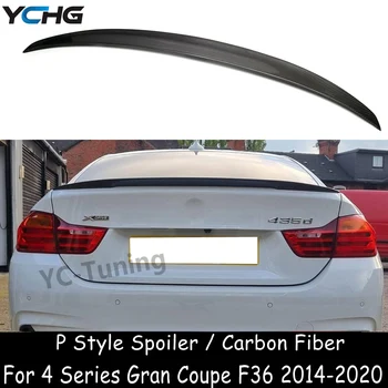 F36 P Style FRP / Fibra de Carbon Spate Spoiler Portbagaj Aripa Pentru BMW Seria 4 Gran Coupe F36 420d 420i 418i 428i 435i 440i 2014-2020