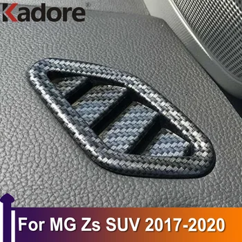 Fata de Ventilație de Evacuare a Acoperi Trim Autocolant Pentru MG Zs SUV 2017 2018 2019 2020 ABS, Fibra de Carbon, Accesorii de Interior Styling Auto