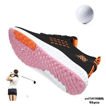 Femei Golf Incaltaminte Anti-Alunecare Sport De Mers Pe Jos Adidași De Formare Golf Pantofi Respirabil Sporturi În Aer Liber De Vară Plat Pantofi De Golf