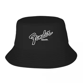 Fender Telecaster Logo-ul Găleată Pălării pentru Femei de Vară Chitara Domeniul Pălărie Strada Pliabil pentru Exterior Pălărie Pescar Irlandez Țară Pălărie