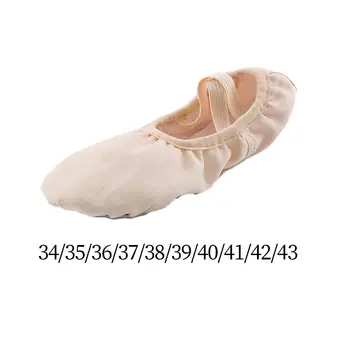 Fete Pantofi de Balet de Performanță de Gimnastică Pantofi de Panza Yoga Pantofi cu Talpă Moale Femeie Pantofi de Dans pentru Fete Copii Adulți Copii