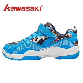 Fierbinte Kawasaki Badminton, pantofi pentru copii, copii băieți fete adidasi pentru tenis non-alunecare