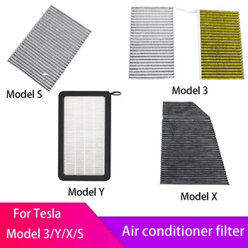 Filtru de Carbon activ Extern HEPA, Filtru AC, Filtru Filtru de Aer Conditionat Pentru Tesla Model 3 Model Y X S