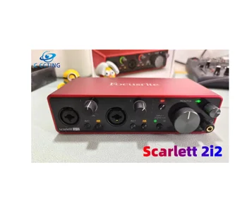 Focusrite Scarlett 2i2 (3rd gen) de înregistrare profesionale interfata audio placa de sunet USB cu microfon preamp