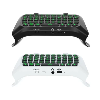 ForPS5 Controller BluetoothCompatible Mini Tastatura Cu Iluminare De Fundal Verde Voce