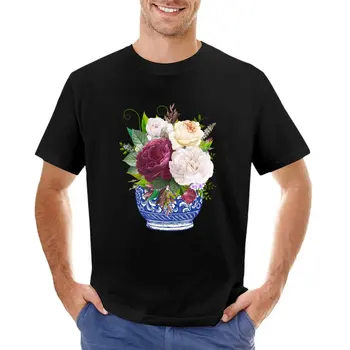 Frumoasa Grădină de flori T-Shirt fan de sport t-shirt uscare rapidă tricou simplu negru t shirt barbati