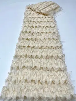Frumos ZH-13026817 embrodery franceză plasă de dantelă Nigeria fabirc Pentru Nunti, rochie de Seara